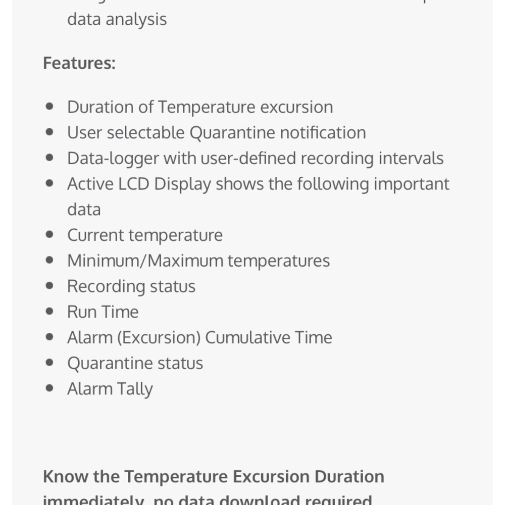 Traceable (R) Logger-Trac thermometer